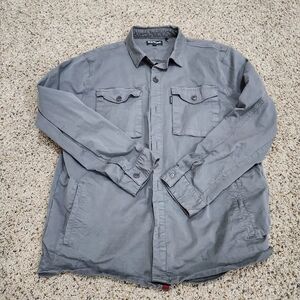 Barbour Gray Lightweight Shirt Jacket